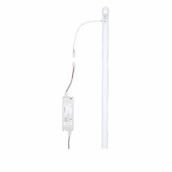 8-ft 30W LED Tube Light, Plug and Play, 3810 lm, 120V-277V, 3000K