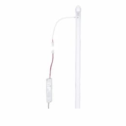 8-ft 36W LED Tube Light, Plug and Play, 4608 lm, 120V-277V, 3500K