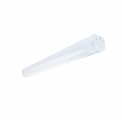 4-ft 44W LED Stairwell Utility Light, 0-10V Dim, 5016 lm, 120V-277V, 3500K, White