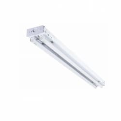 4-ft 60W LED Shop Light, Wide Body, 8522 lm, 120V-277V, 5000K, White