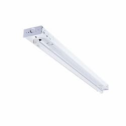 2-ft 10W LED Shop Light, Wide Body, 1330 lm, 120V-277V, 3500K, White