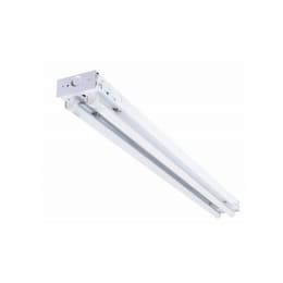 2-ft 20W LED Shop Light, Wide Body, 2620 lm, 120V-277V, 3500K, White