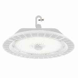 100/120/150/200W LED Round High Bay, 120D Lens, 277V-480V, 4000K, WH