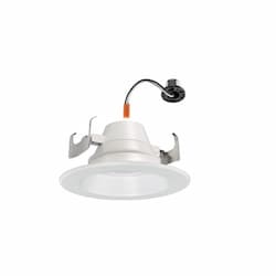 4-in 10.5W Downlight w/ Nightlight Trim, Dimmable, 625 lm, 120V, Selectable CCT, White