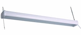 35W 4-ft Linkable LED Utility Light Fixture, Plug-in, 4000K