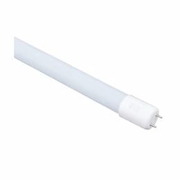 15W 4-ft LED T8 Tube, 2200 lm, Direct Line Voltage, Single-End, 4000K