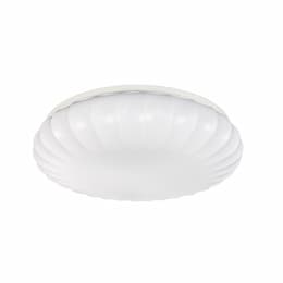 11-in 14W LED Flush Mount Ceiling Light, Carousel Globe, Dimmable, 910 lm, Selectable CCT