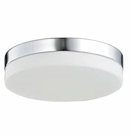 11-in 14W LED Flush Mount Ceiling Light w/ Brushed Nickel Trim, Dimmable, 980 lm, 4000K