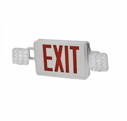 ETi Lighting 2.4W LED EXIT Sign w/ Emergency Light Combo & Remote Capability