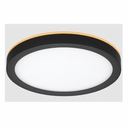 7.5-in LED Ceiling Light, Nightlight, 3-CCT Selectable, Black