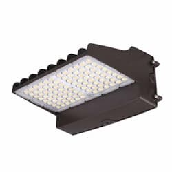 60/80/100W LED Full Cut-Off Wall Pack w/ BBU, Dim, 120-277V, SelectCCT