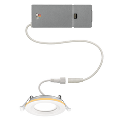 3-in 9W LowPro LED Downlight, Direct, No Can, 120V, 5-CCT & Nightlight