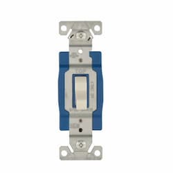 120/277V Toggle Switch, Construction Grade, Light Almond