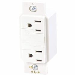 Eaton Wiring 15 Amp NEMA 5-15R SurgeBlox Surge Protection Receptacle w/ Alarm, White