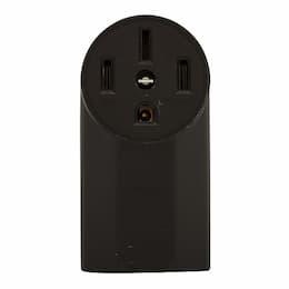 Eaton Wiring 50 Amp NEMA 14-50R 125V/250V Range and Dryer Flush Power Receptacle