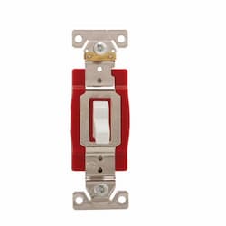 120/277V Toggle Switch, Single Pole, Back Wire/Side Wire