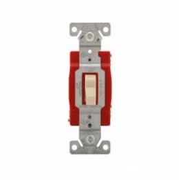 20 Amp Toggle Switch, 3-Way, Ivory