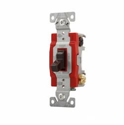 Eaton Wiring 20 Amp Toggle Switch, 4-Way, Brown