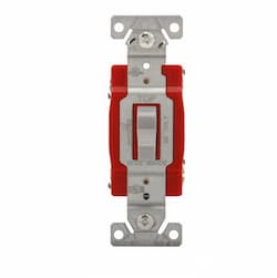 20 Amp Toggle Switch, 4-Way, Gray