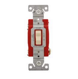 20 Amp Toggle Switch, 4-Way, Ivory