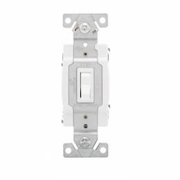 Eaton Wiring 15 Amp Toggle Switch, 4-Way, White