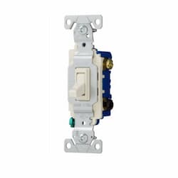 15 Amp 3-Way Toggle Switch, Light Almond