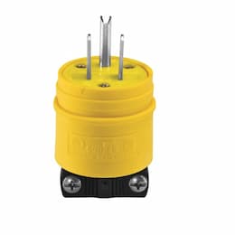 125V Severe Duty Straight Blade Plug, 2P3W