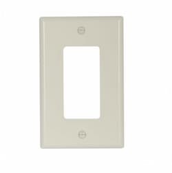 1-Gang Mid-Size Decorator Wallplate, Almond