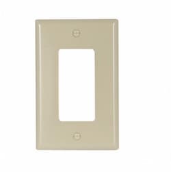 1-Gang Decorator Wallplate, Mid-Size, Ivory