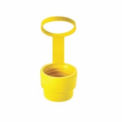 Closure Cap for 20 Amp Watertight Plug, Yellow