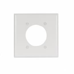 Eaton Wiring 1-Gang Thermoset Power Outlet Wallplate, White