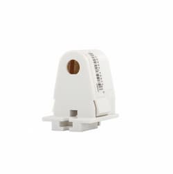 660W Fluorescent Lamp Holder, Slimline, Sld Stationary, White