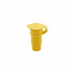 15 Amp Locking Connector, Watertight, NEMA L7-15 ,277V, Yellow