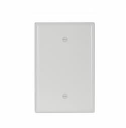 Eaton Wiring 1-Gang Blank Wall Plate, Oversize, Thermoset, White