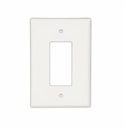 Eaton Wiring 1-Gang Decora Wall Plate, Oversize, White