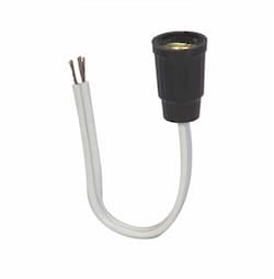 Eaton Wiring Lamp Holder, Pigtail, Miniature Base