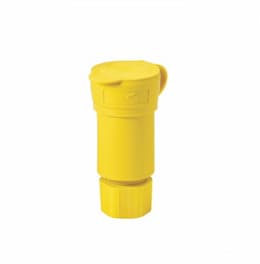 30 Amp Watertight Connector, Non-NEMA, Yellow