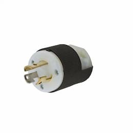 Eaton Wiring 227V Straight Blade Plug, Commercial Grade, 2P3W