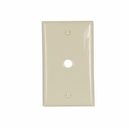 Eaton Wiring 1-Gang Phone & Coax Wall Plate, Standard, Ivory