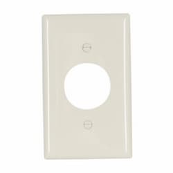 Standard Size Single Receptacle Nylon Wallplate, Almond