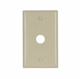 Eaton Wiring 1-Gang Phone & Coax Wall Plate, Standard, Ivory