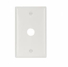 Eaton Wiring 1-Gang Phone & Coax Wall Plate, Standard, White