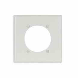 2-Gang Nylon Power Outlet Wall Plate, Brown