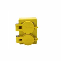 Eaton Wiring 15 Amp NEMA 6-15R 250V Watertight Single Receptacle