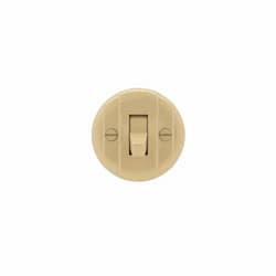 10 Amp Surface Mount Toggle Switch, Single Pole, 250V, Ivory