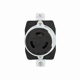 Eaton Wiring 50 Amp Non-NEMA 250V DC/600V AC CA Standard 3P4W Replacement Receptacle