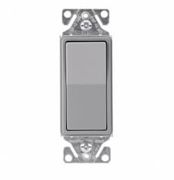 Eaton Wiring 15 Amp 3-Way Rocker Switch, Gray