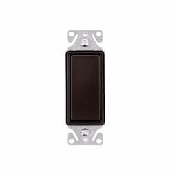 15 Amp Decorator Switch, 3-Way, #14-12 AWG, 120/277V, Rubbed Bronze