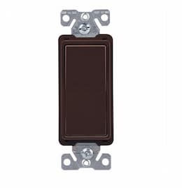 Eaton Wiring 15 Amp 4-Way Rocker Switch, Brown