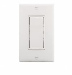 15 Amp Lighted Single Pole Rocker Switch, White